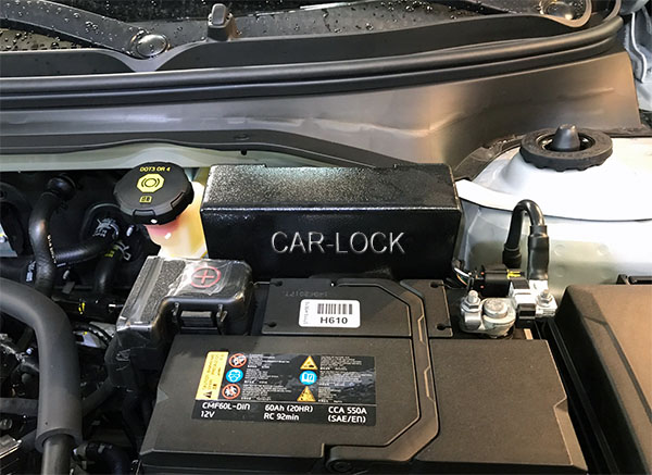 Установленная защита ЭБУ для Lexus LX 570